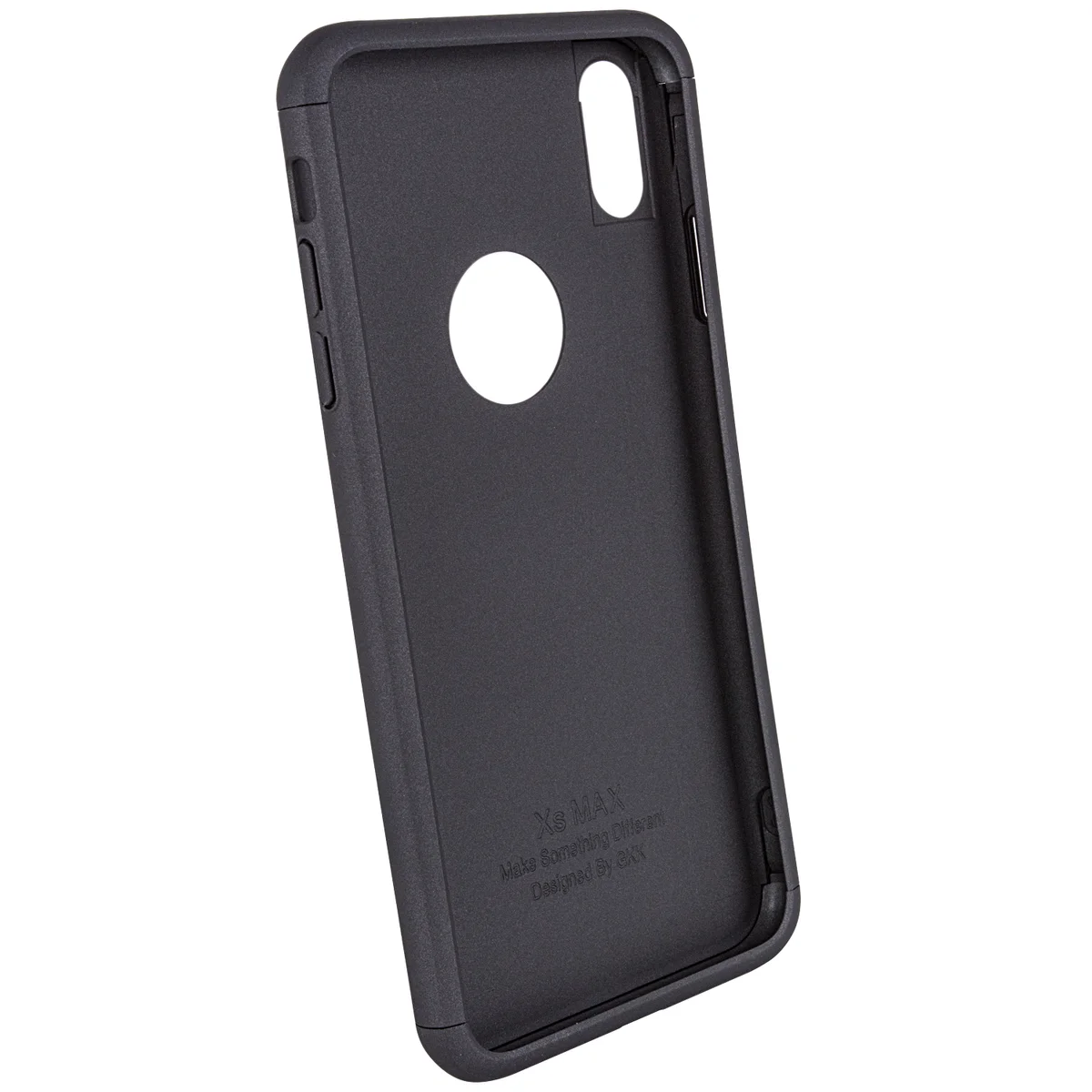 Пластиковая накладка GKK LikGus 360 градусов для Apple iPhone XS Max (6.5") Черный