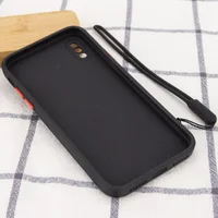 Чехол TPU Square Full Camera для Apple iPhone XS Max (6.5") Черный