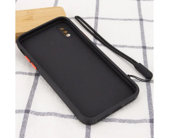 Чехол TPU Square Full Camera для Apple iPhone XS Max (6.5") Черный