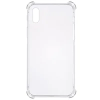 TPU чехол GETMAN Ease logo усиленные углы для Apple iPhone XS Max (6.5") Прозрачный / Transparent