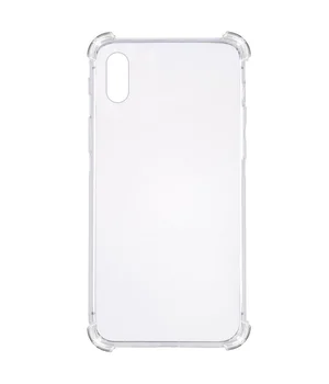 TPU чохол GETMAN Ease logo посилені кути для Apple iPhone XS Max (6.5 ") Прозорий / Transparent
