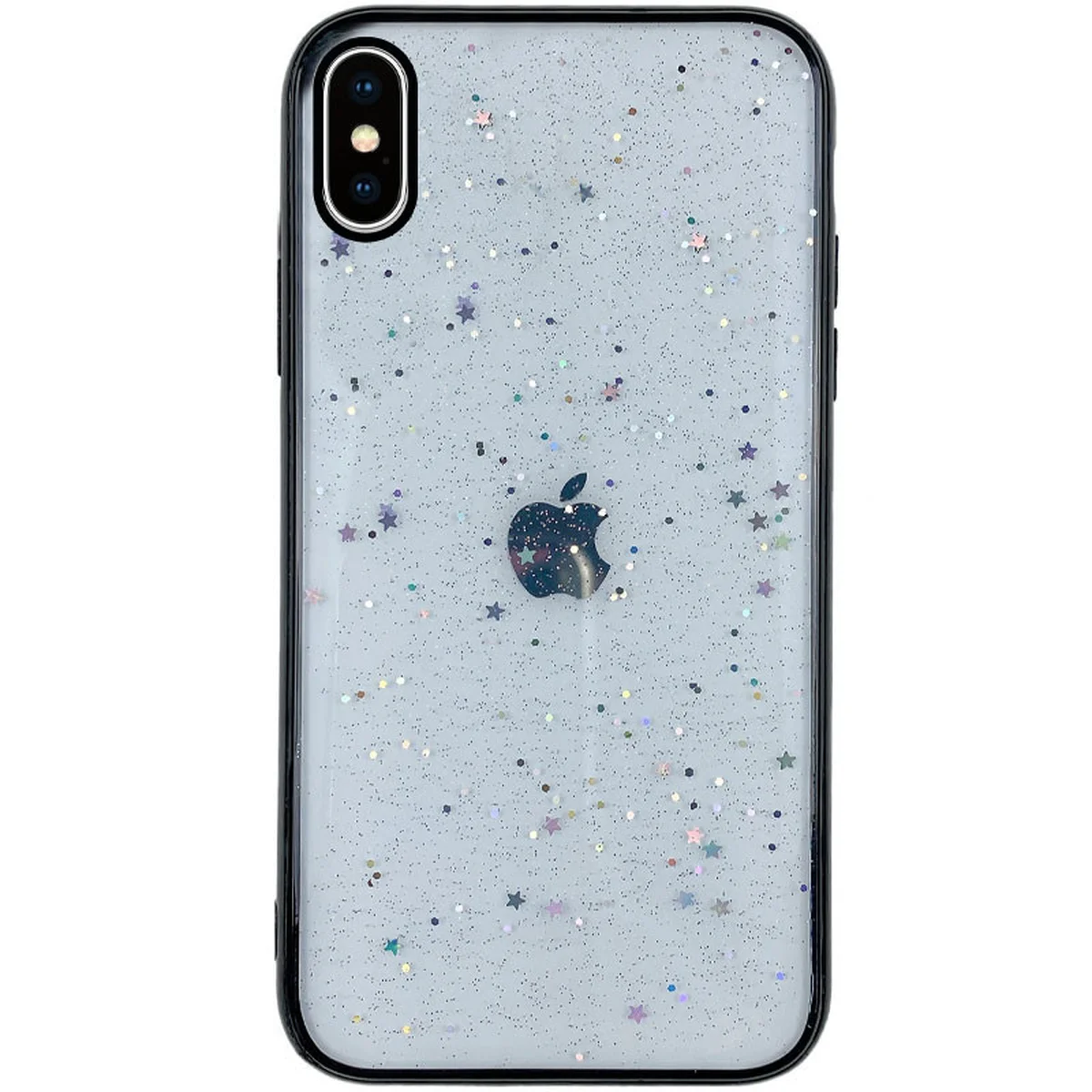 TPU+PC чехол Shiny Stars для Apple iPhone XS Max (6.5") Черный