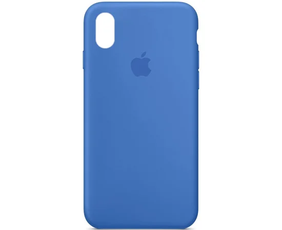 Чохол Silicone Case Full Protective (AA) Apple iPhone XS Max (6.5") Синій / Capri Blue