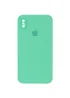 Чехол Silicone Case Square Full Camera Protective (AA) для Apple iPhone XS Max (6.5") Зеленый / Spearmint