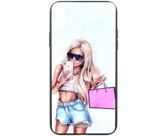 TPU+PC чехол Prisma Ladies для Apple iPhone XS Max (6.5") Handbag