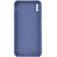 Силіконовий чохол Candy Full Camera для Apple iPhone XS Max (6.5 ") Блакитний / Mist blue