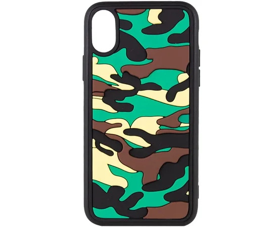 Чехол TPU+PC Army Collection для Apple iPhone XS Max (6.5") Зеленый