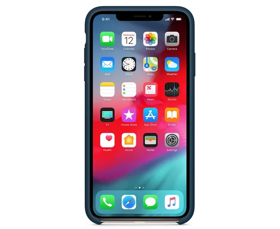 Чехол Silicone Case (AA) для Apple iPhone XS Max (6.5") Зеленый / Pacific Green