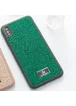 TPU чехол Bling World Grainy Diamonds для Apple iPhone XS Max (6.5") Зеленый