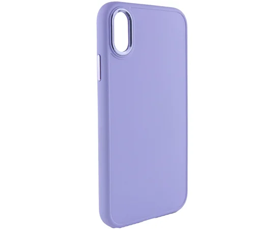 TPU чехол Bonbon Metal Style для Apple iPhone XS Max (6.5") Сиреневый / Dasheen