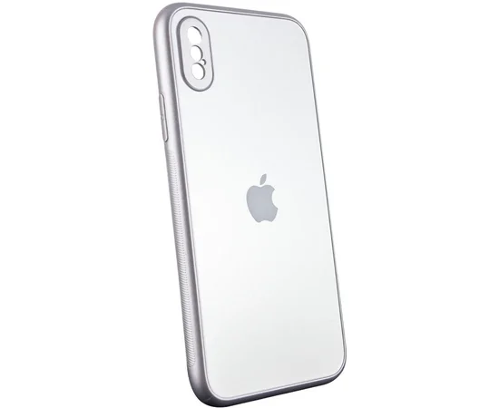 TPU+Glass чехол Matte Candy Full camera для Apple iPhone XS Max (6.5") Белый