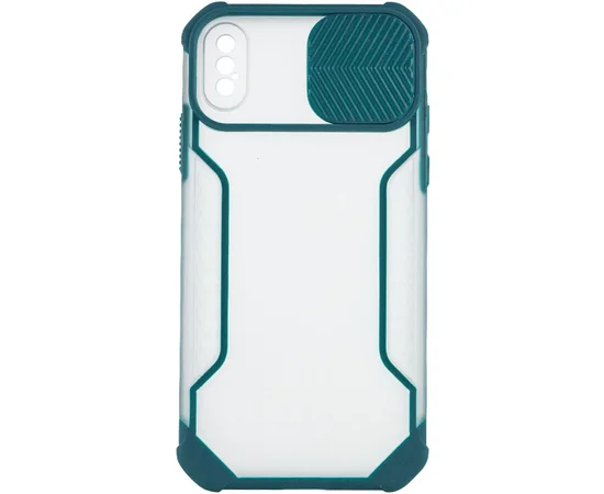 Чехол Camshield matte Ease TPU со шторкой для Apple iPhone XS Max (6.5") Зеленый