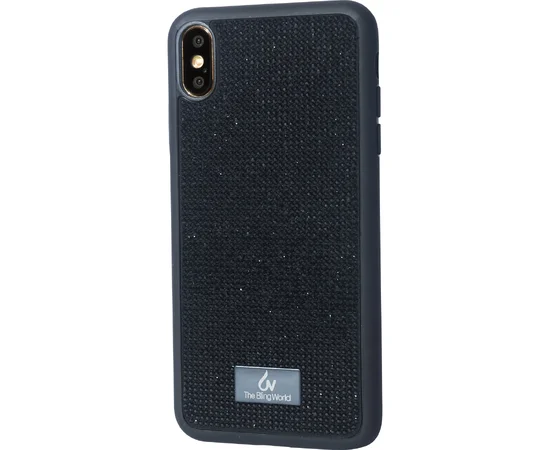 TPU чехол Bling World Grainy Diamonds для Apple iPhone XS Max (6.5") Черный