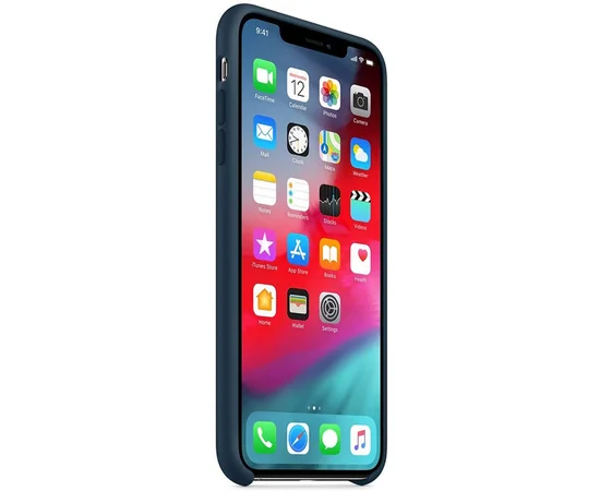 Чехол Silicone Case (AA) для Apple iPhone XS Max (6.5") Зеленый / Pacific Green