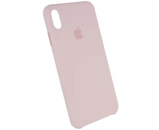 Чехол Silicone case (A) для Apple iPhone XS Max (6.5") Розовый / Pink Sand