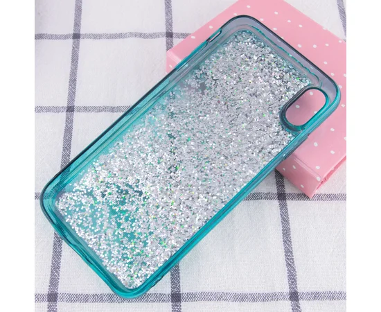 TPU+PC чехол Sparkle (glitter) для Apple iPhone XS Max (6.5") Зеленый