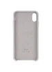 Чехол Silicone case (AAA) для Apple iPhone XS Max (6.5") Белый / White