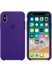 Чехол Silicone Case (AA) для Apple iPhone XS Max (6.5") Темный фиолетовый / Ultra Violet