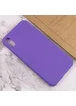 Силиконовый чехол Candy для Apple iPhone XS Max (6.5") Сиреневый