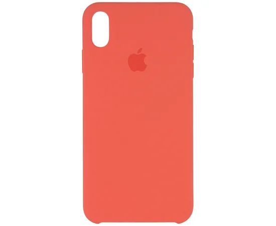 Чехол Silicone case (AAA) для Apple iPhone XS Max (6.5") Оранжевый / Nectarine