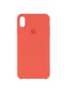 Чехол Silicone case (AAA) для Apple iPhone XS Max (6.5") Оранжевый / Nectarine