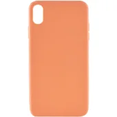 Силиконовый чехол Candy для Apple iPhone XS Max (6.5") Rose Gold