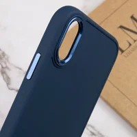 TPU чехол Bonbon Metal Style для Apple iPhone XS Max (6.5") Синий / Cosmos blue