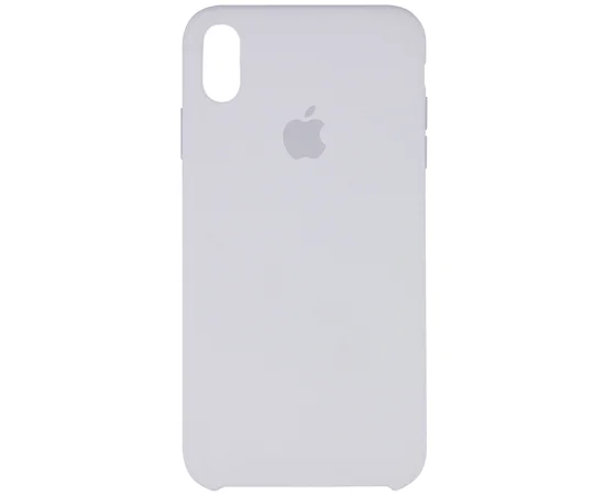 Чехол Silicone case (AAA) для Apple iPhone XS Max (6.5") Белый / White