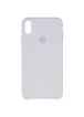 Чехол Silicone case (AAA) для Apple iPhone XS Max (6.5") Белый / White