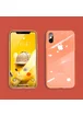 TPU+Glass чехол GLOSSY Logo series для Apple iPhone XS Max (6.5") Персиковый / Peach