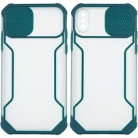 Чехол Camshield matte Ease TPU со шторкой для Apple iPhone XS Max (6.5") Зеленый