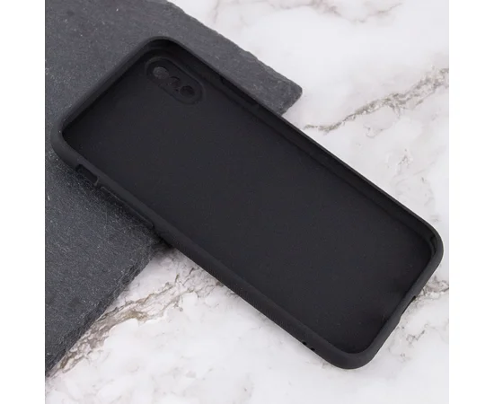 TPU+Glass чехол Matte Candy Full camera для Apple iPhone XS Max (6.5") Черный