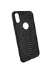 Ультратонкий дышащий чехол Grid case для Apple iPhone XS Max (6.5") Черный