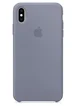 Чехол Silicone case (A) для Apple iPhone XS Max (6.5") Серый / Lavender Gray