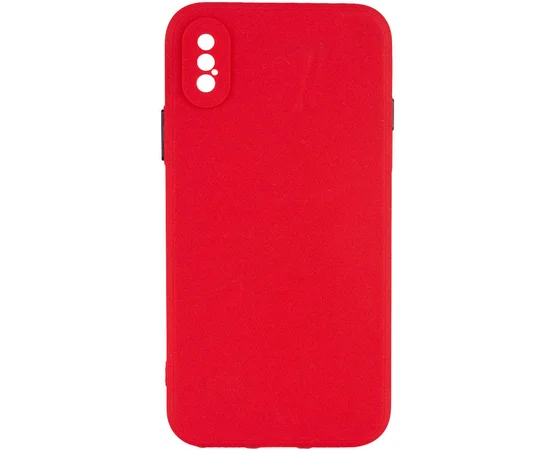 Чехол TPU Square Full Camera для Apple iPhone XS Max (6.5") Красный