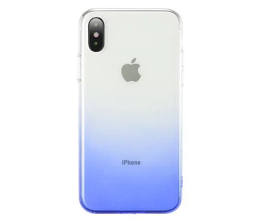 TPU+PC Ombre для Apple iPhone XS Max (6.5") Синий