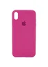 Чохол Silicone Case Full Protective (AA) для Apple iPhone XS Max (6.5 ") Малиновий / Dragon Fruit