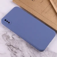 Силіконовий чохол Candy Full Camera для Apple iPhone XS Max (6.5 ") Блакитний / Mist blue