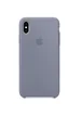 Чехол Silicone case (AAA) для Apple iPhone XS Max (6.5") Серый / Lavender Gray