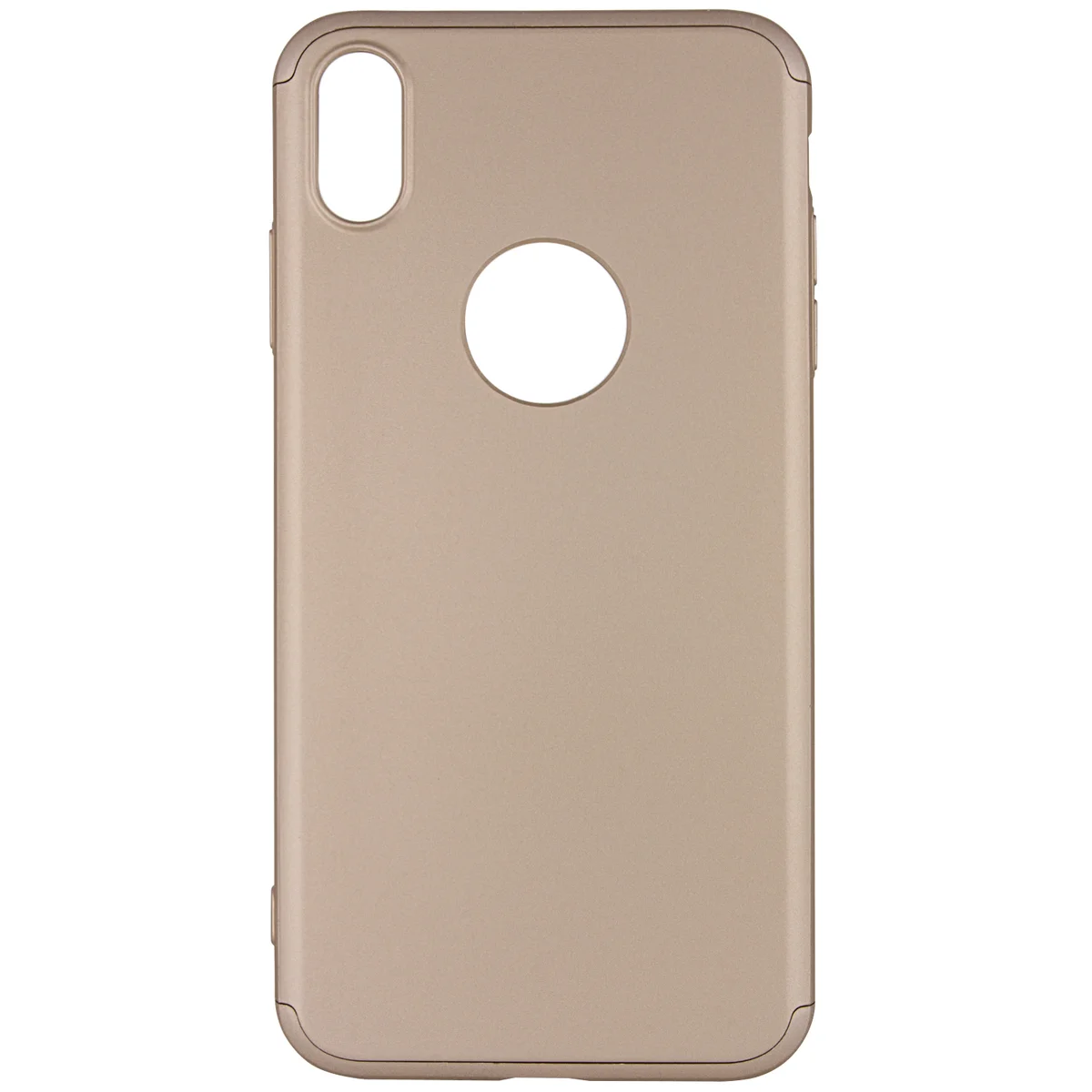 Пластиковая накладка GKK LikGus 360 градусов для Apple iPhone XS Max (6.5") Золотой