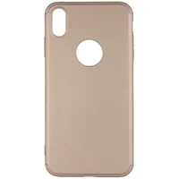 Пластиковая накладка GKK LikGus 360 градусов для Apple iPhone XS Max (6.5") Золотой