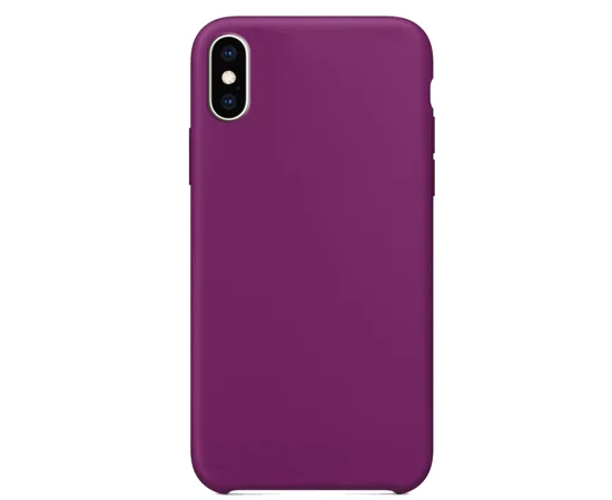 Силиконовый чехол Soft cover для Apple iPhone XS Max (6.5") Фиолетовый / Purple