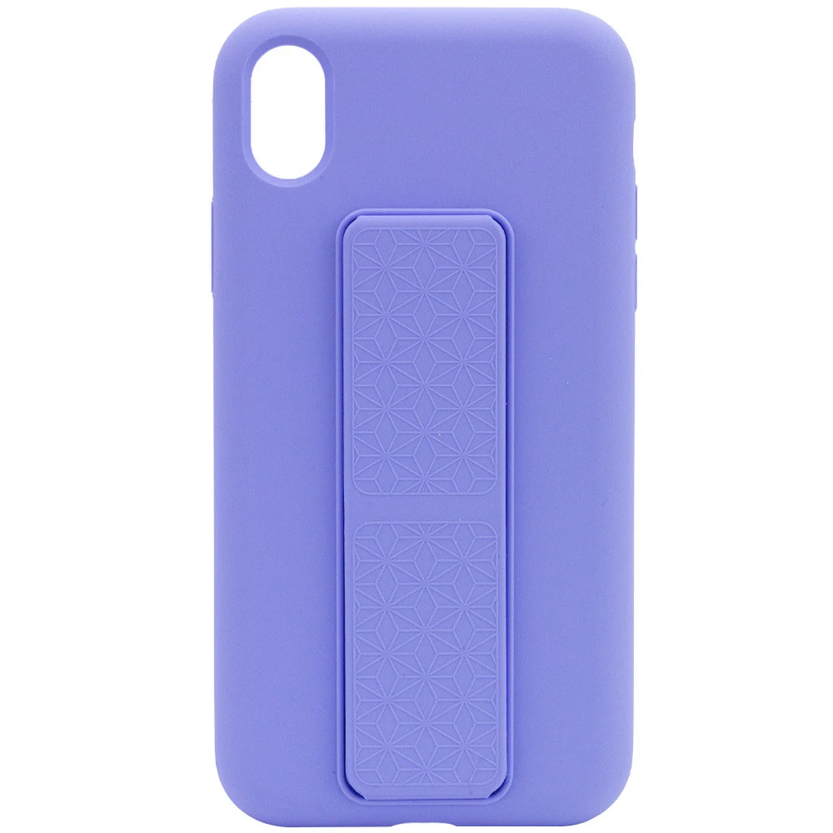 Чехол Silicone Case Hand Holder для Apple iPhone XS Max (6.5") Сиреневый / Dasheen