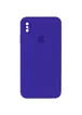 Чохол Silicone Case Square Full Camera Protective (AA) для Apple iPhone XS Max (6.5 ") Фіолетовий / Ultra Violet