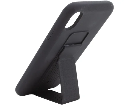 Чехол Silicone Case Hand Holder для Apple iPhone XS Max (6.5") Черный / Black
