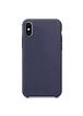 Силиконовый чехол Soft cover для Apple iPhone XS Max (6.5") Синий / Midnight Blue