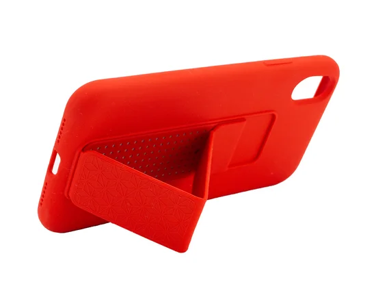 Чехол Silicone Case Hand Holder для Apple iPhone XS Max (6.5") Красный / Red