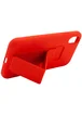 Чехол Silicone Case Hand Holder для Apple iPhone XS Max (6.5") Красный / Red