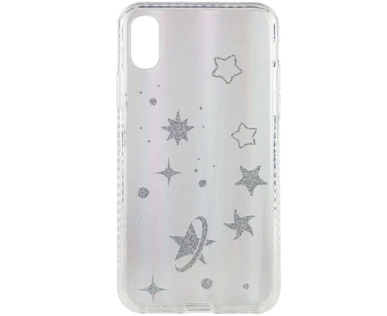 TPU+Glass чехол Aurora Space для Apple iPhone XS Max (6.5") Звезды