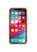 Чехол Silicone case (AAA) для Apple iPhone XS Max (6.5") Оранжевый / Papaya